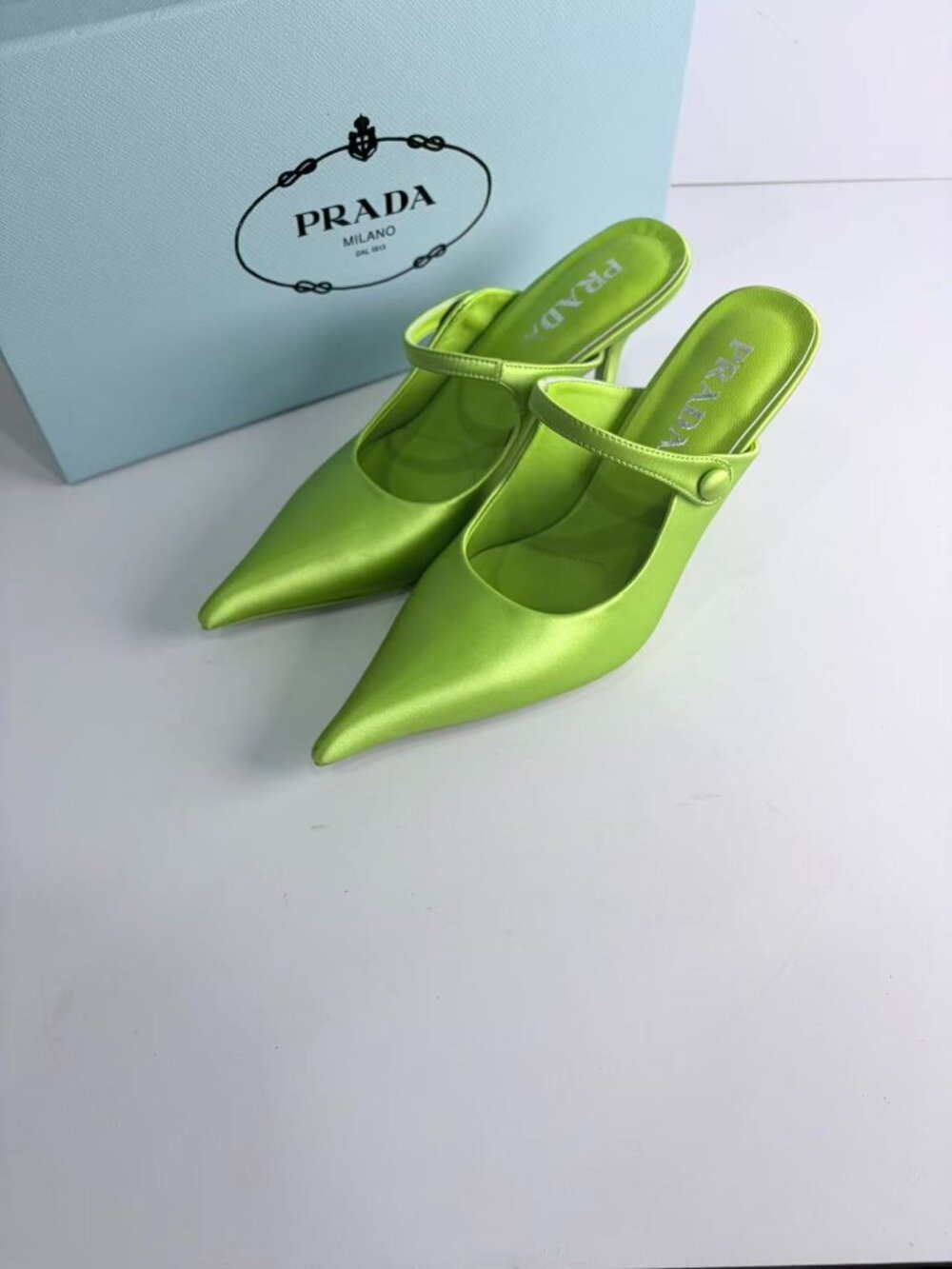 Prada Women's Green Heels